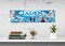 Frozen - Personalized Poster with Your Name, Birthday Banner, Custom Wall Décor, Wall Art, 1 product 1